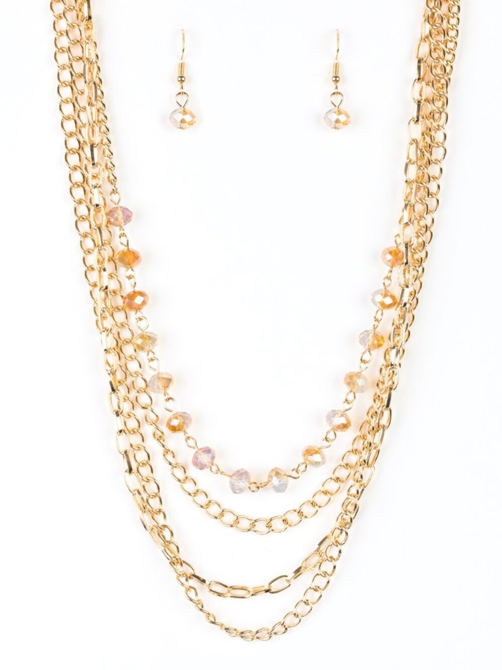 Paparazzi Necklace and Earrings Set (NS206)
